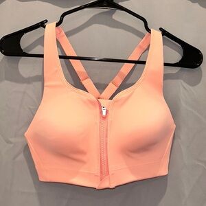Athleta Advance Zip Front Bra, Size 32 C